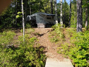 Looking Back From Our Dock